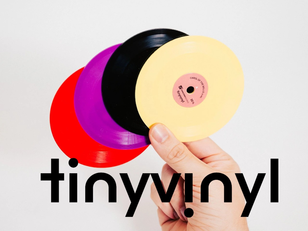 Tiny Vinyl 4-inch Vinyl Record Pressing - Vinyl Record Press Media