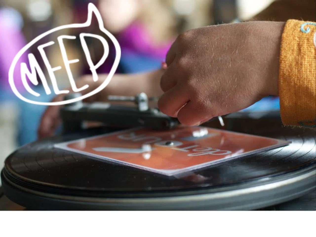 Meep Records Lathe Cut Records - Vinyl Record Press Media