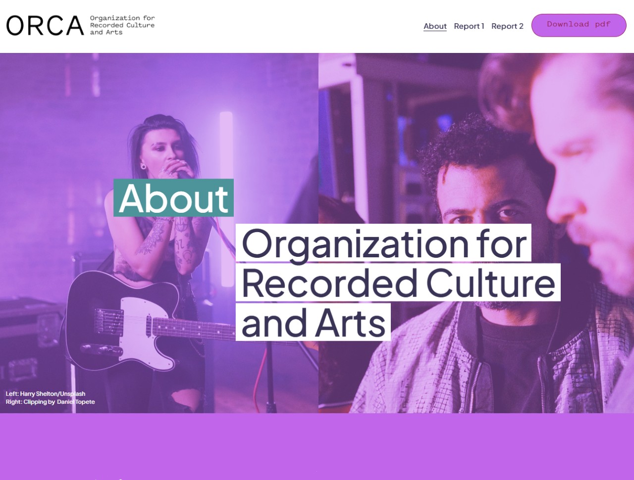 The Organization for Recorded Culture and Arts - Vinyl Record Press Media